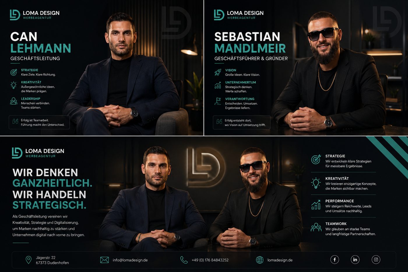 Die Geschäftsleitung von LOMADESIGN